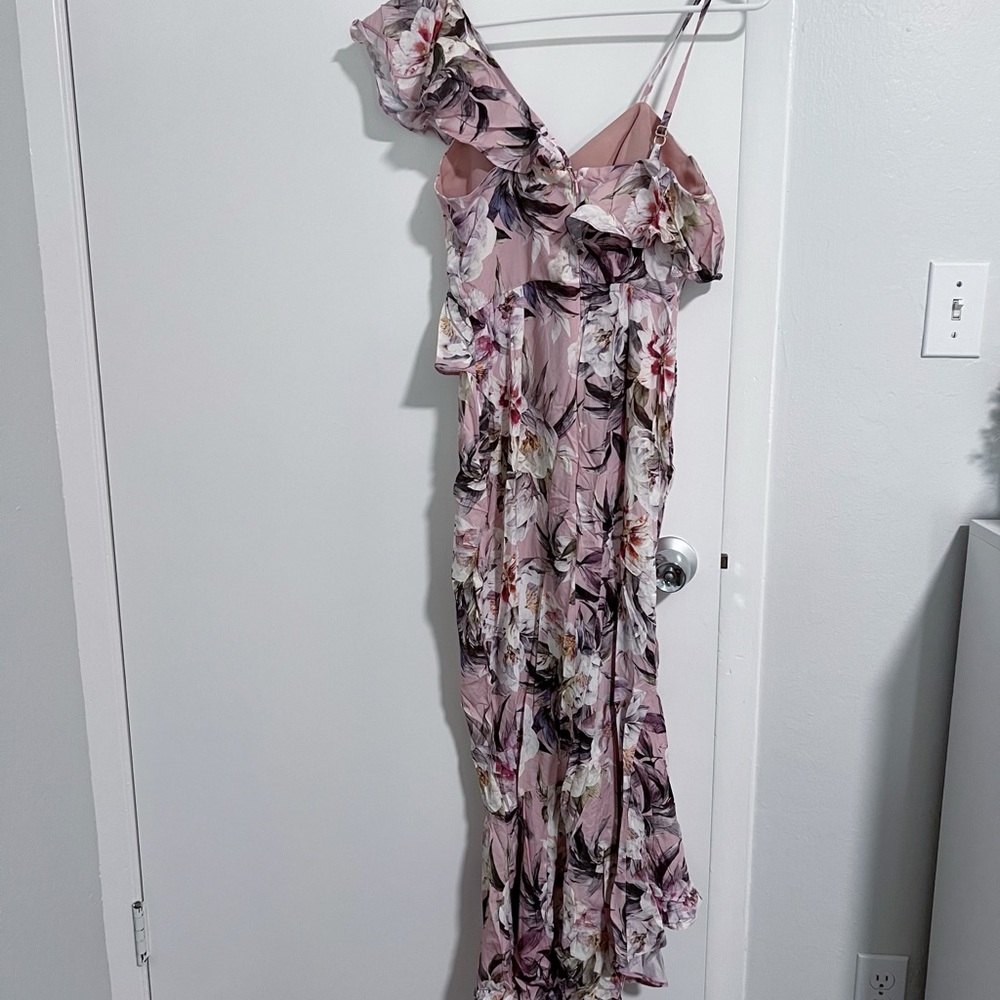 ASOS Ruffle Floral Petite Dress